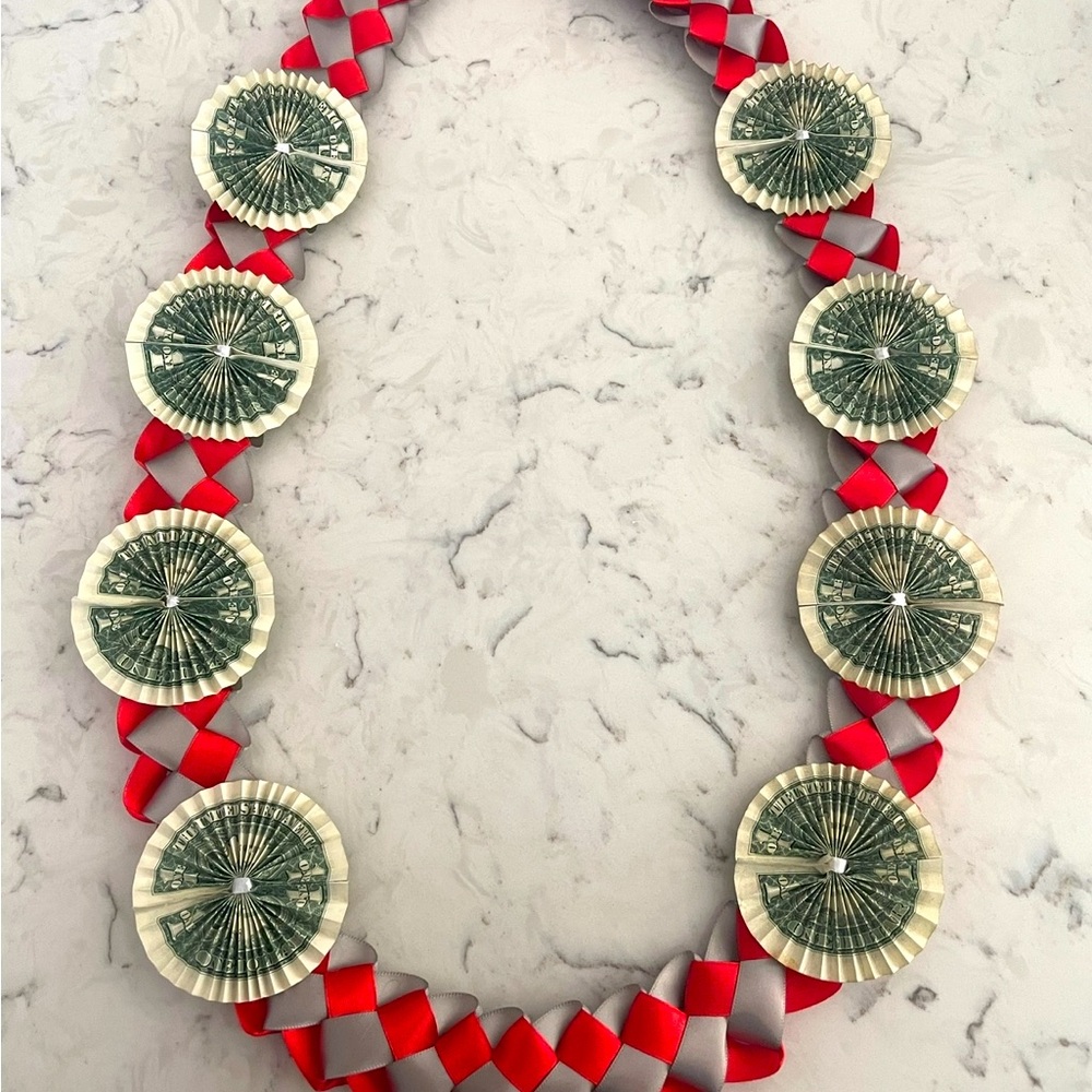 Graduation money lei